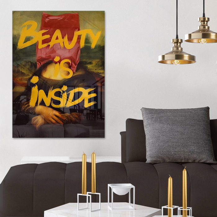 Wallity Cuadro Decorativo de Cristal Templado Multicolor 50 x 70 cm Wallity Cuadro Decorativo de Cristal Templado Multicolor 50 x 70 cm